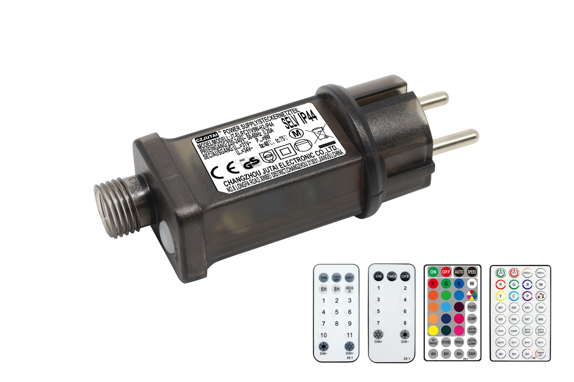 10W系列欧规GS/CE红外线遥控一体式电源