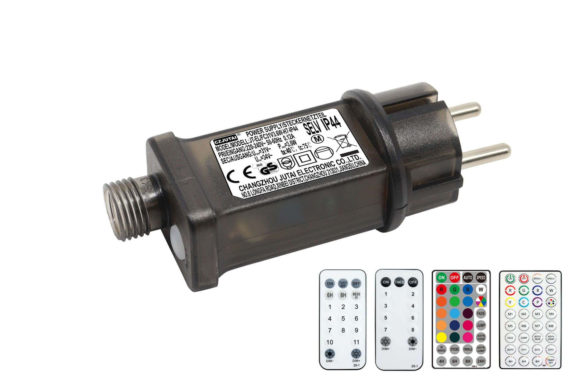 7.2W系列欧规GS/CE红外线遥控一体式电源