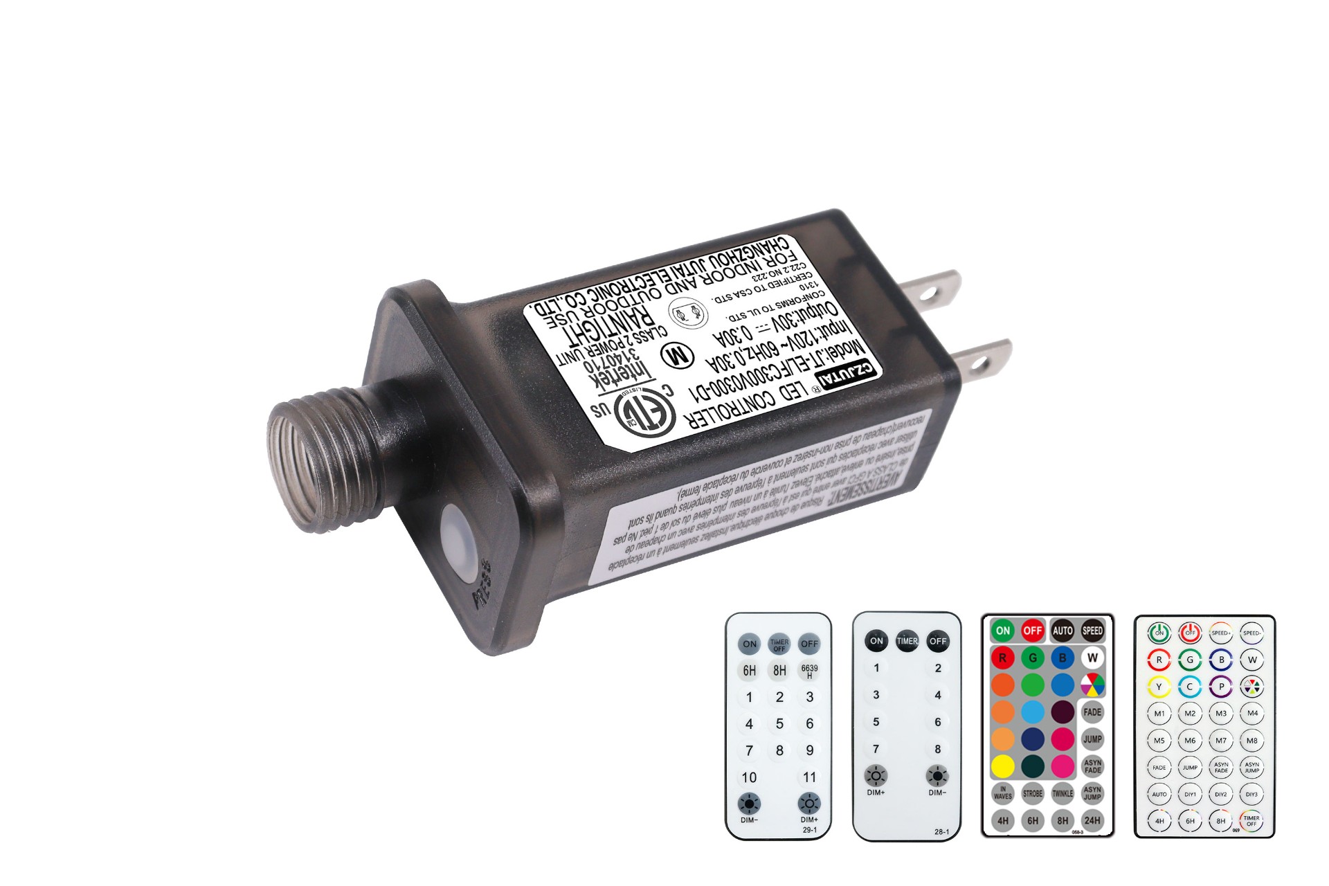 10W系列UL/ETL美规红外线遥控一体式电源