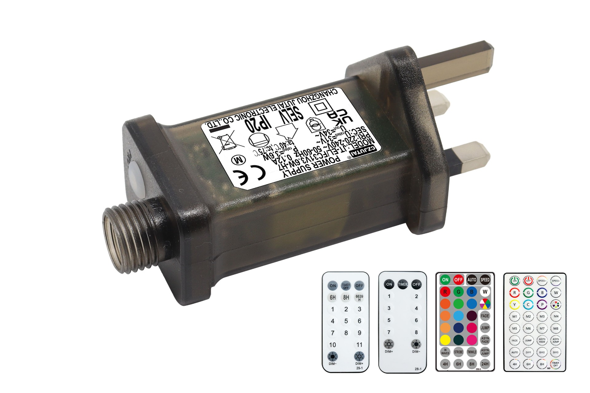 7.2W系列英规BS红外线遥控一体式电源